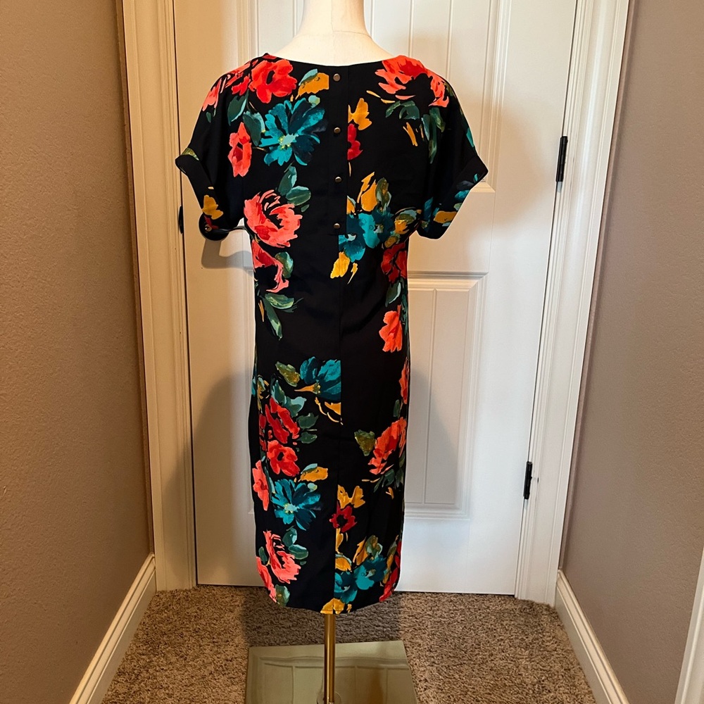 a new day Black Floral Dress - Picture 3 of 4